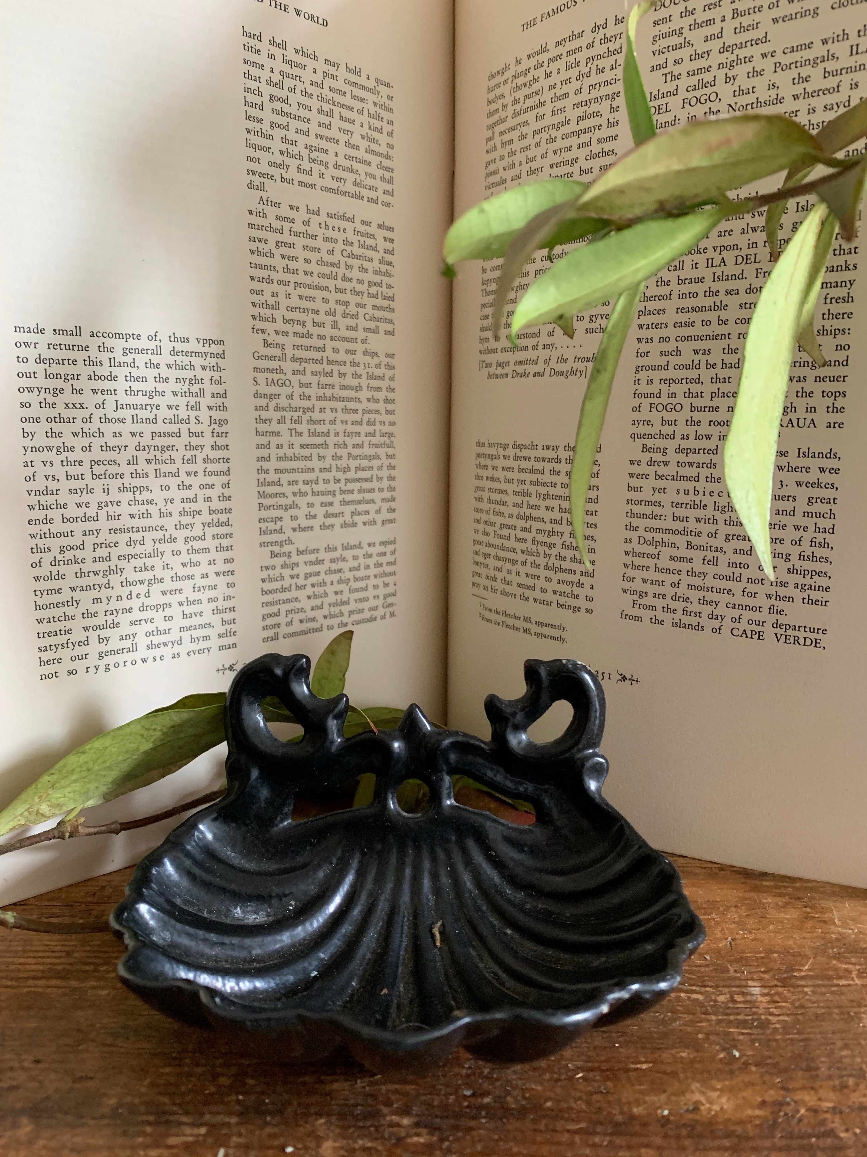 Vintage Cast Iron Soap Dish