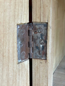 Victorian Pine Cabinet with Two Doors