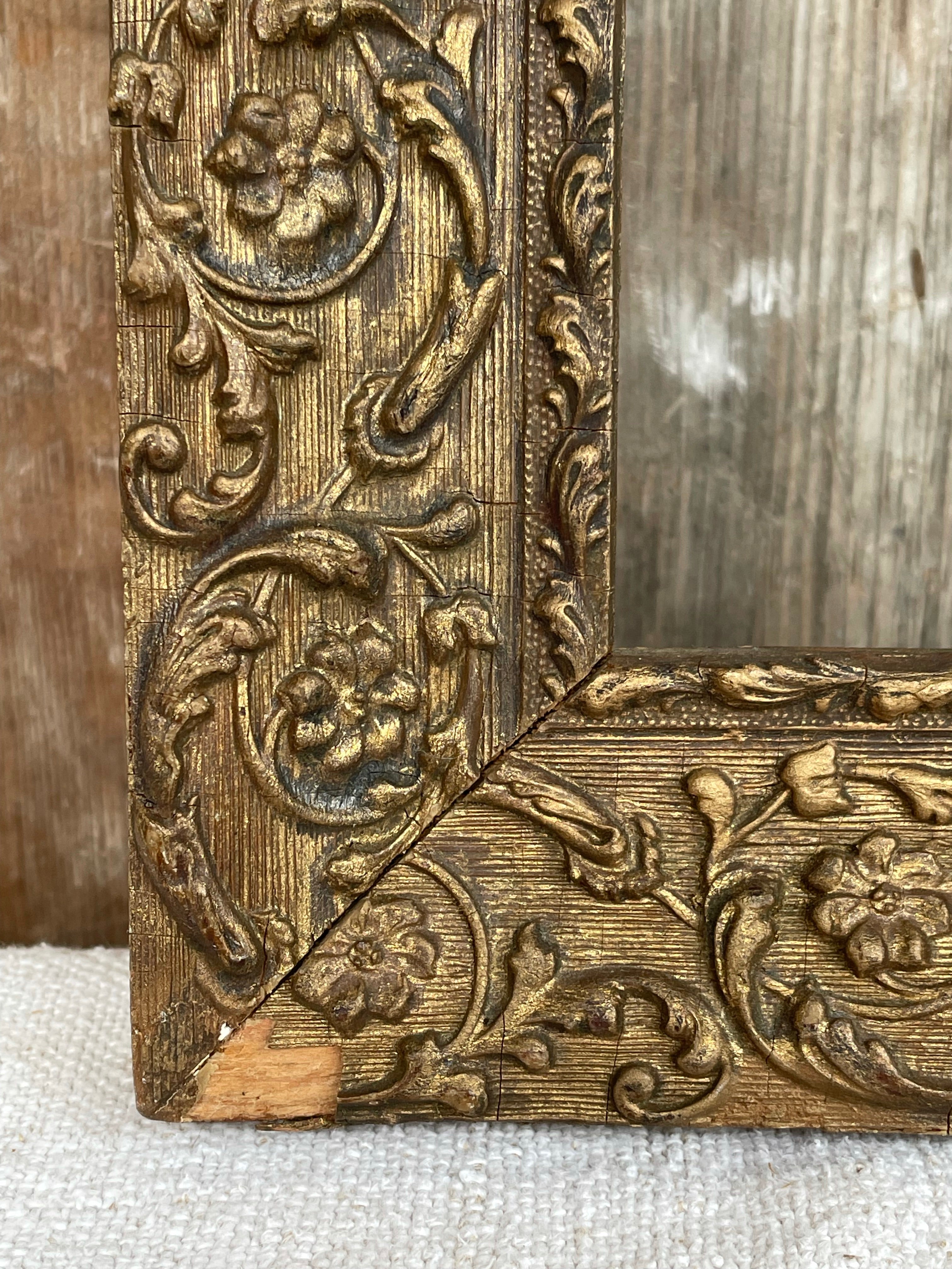 Decorative Carved Gilt Frame