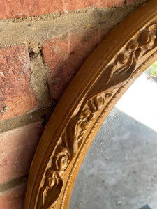 Large Oval Gilt Mirror