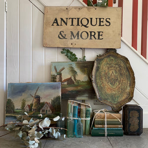 Handmade Wooden Antique Sign
