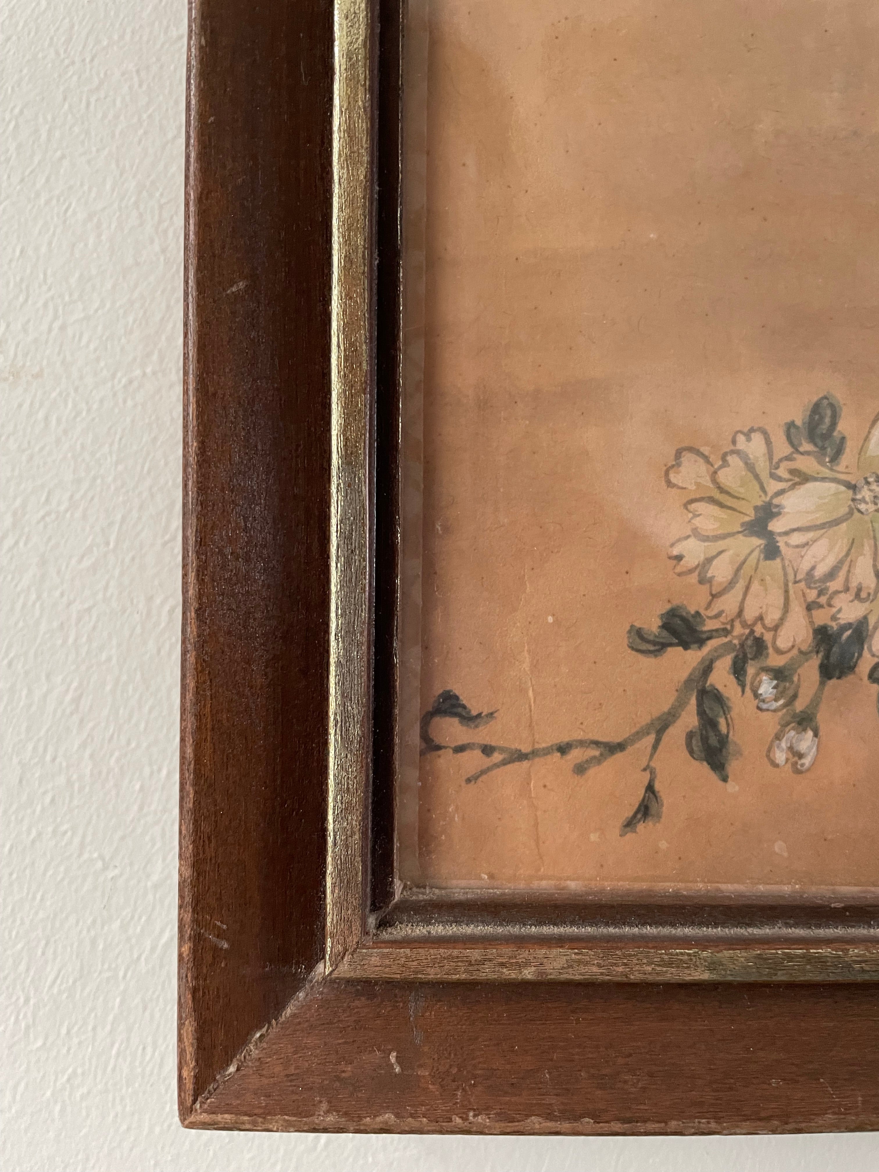 Large Early 1900s Chinese Watercolour