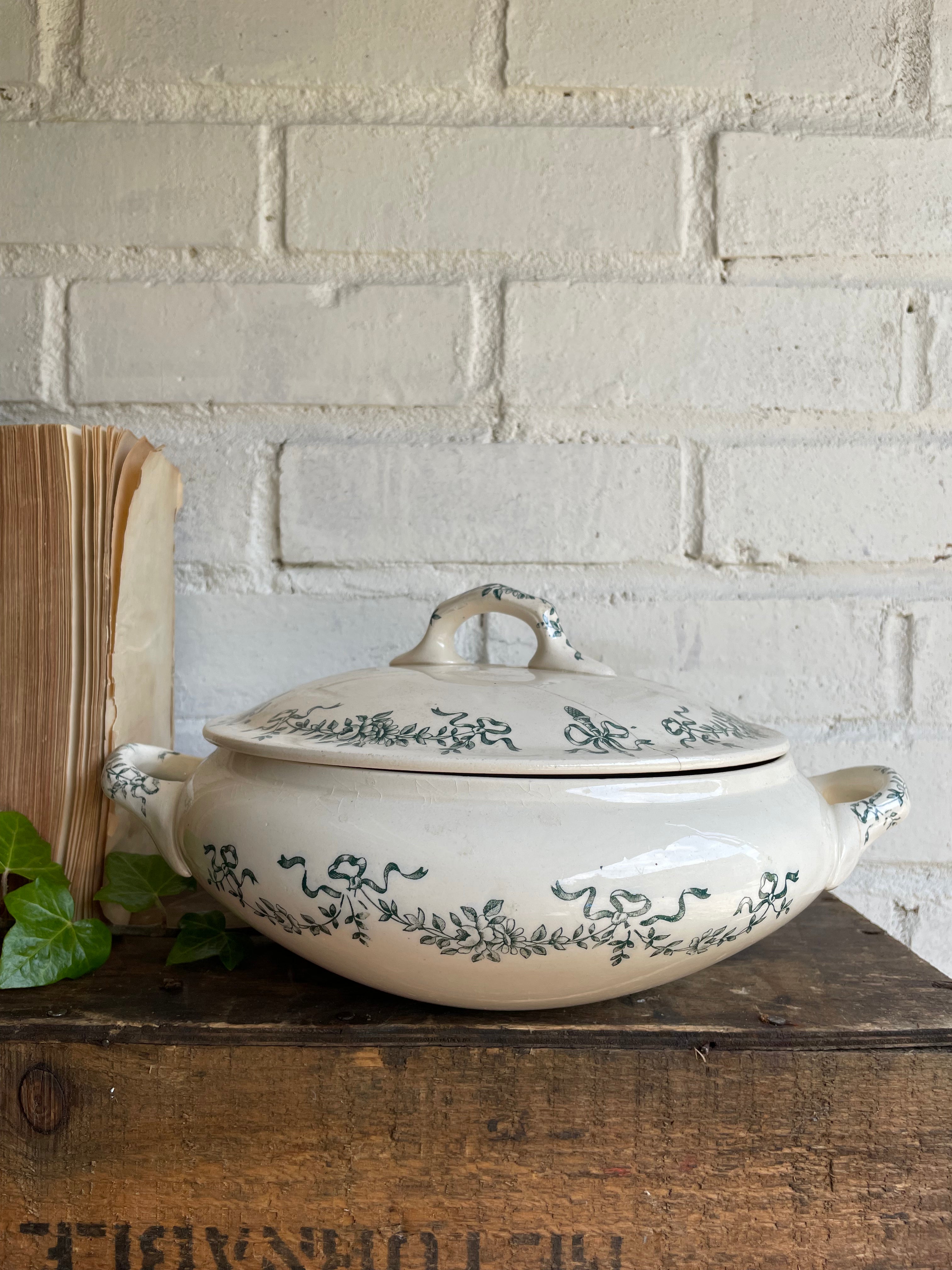 French Transferware Tureen