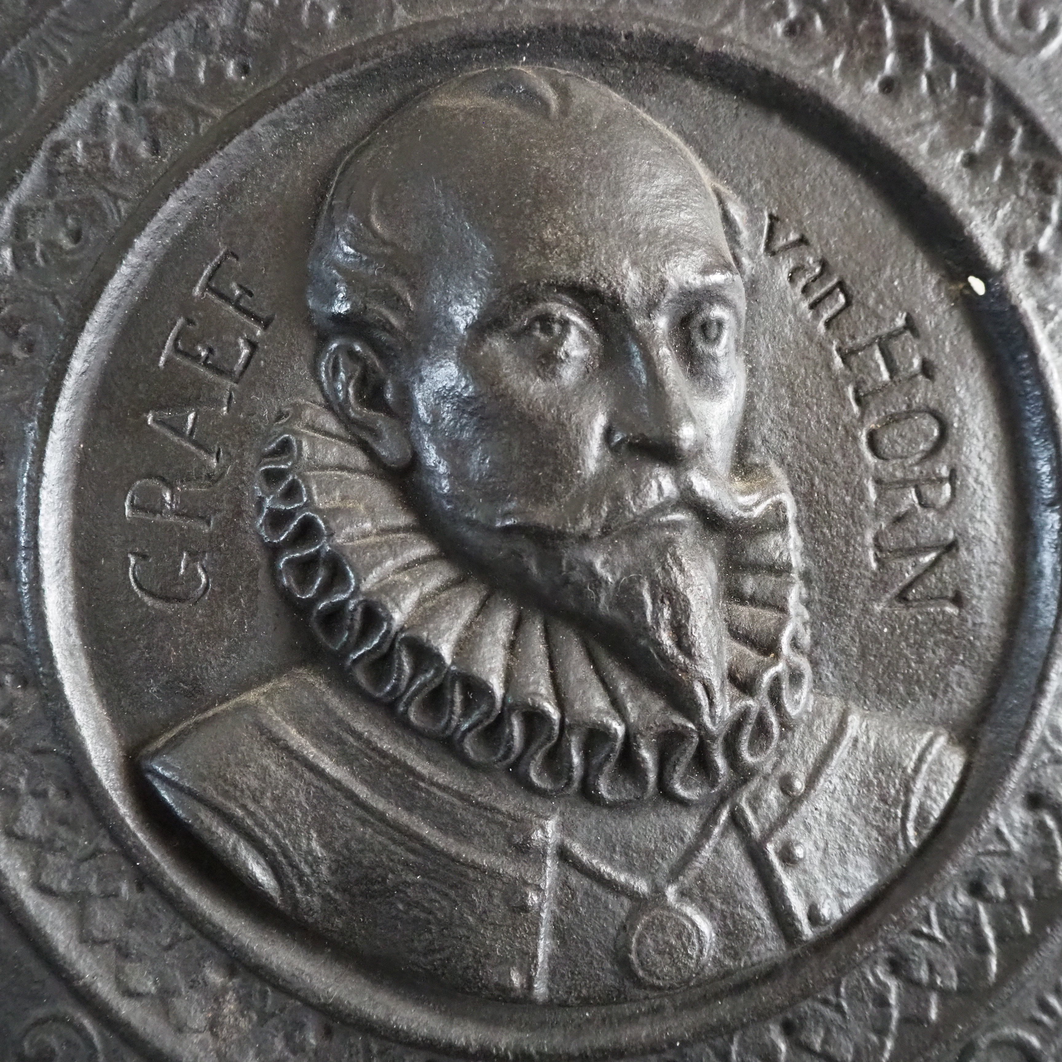 19th Century Cast Iron Plaque
