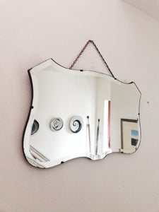 Scalloped Art Deco Mirror