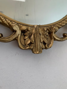 Ornate Gold Metal Mirror