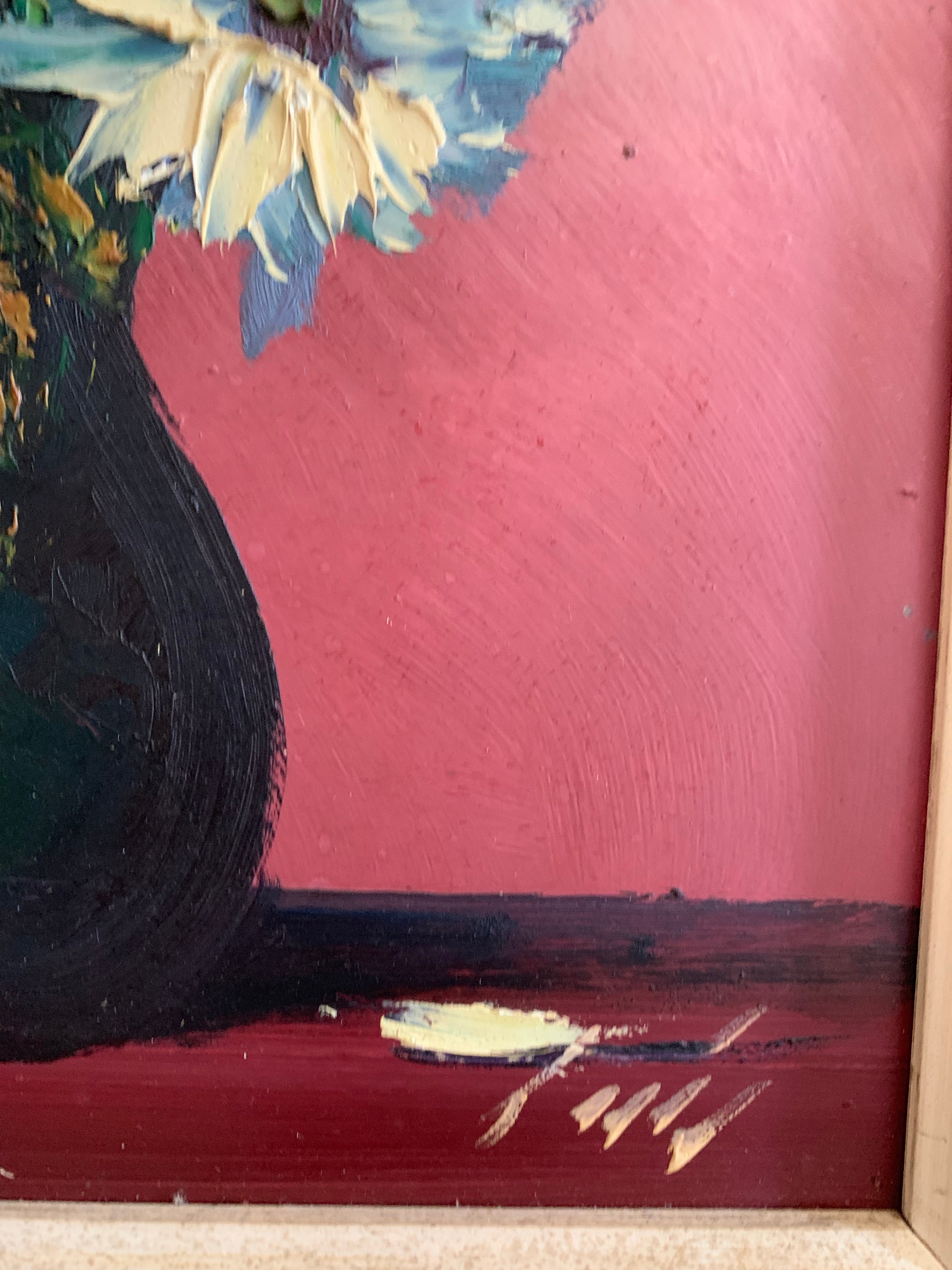 Small Floral Still-Life Oil Painting