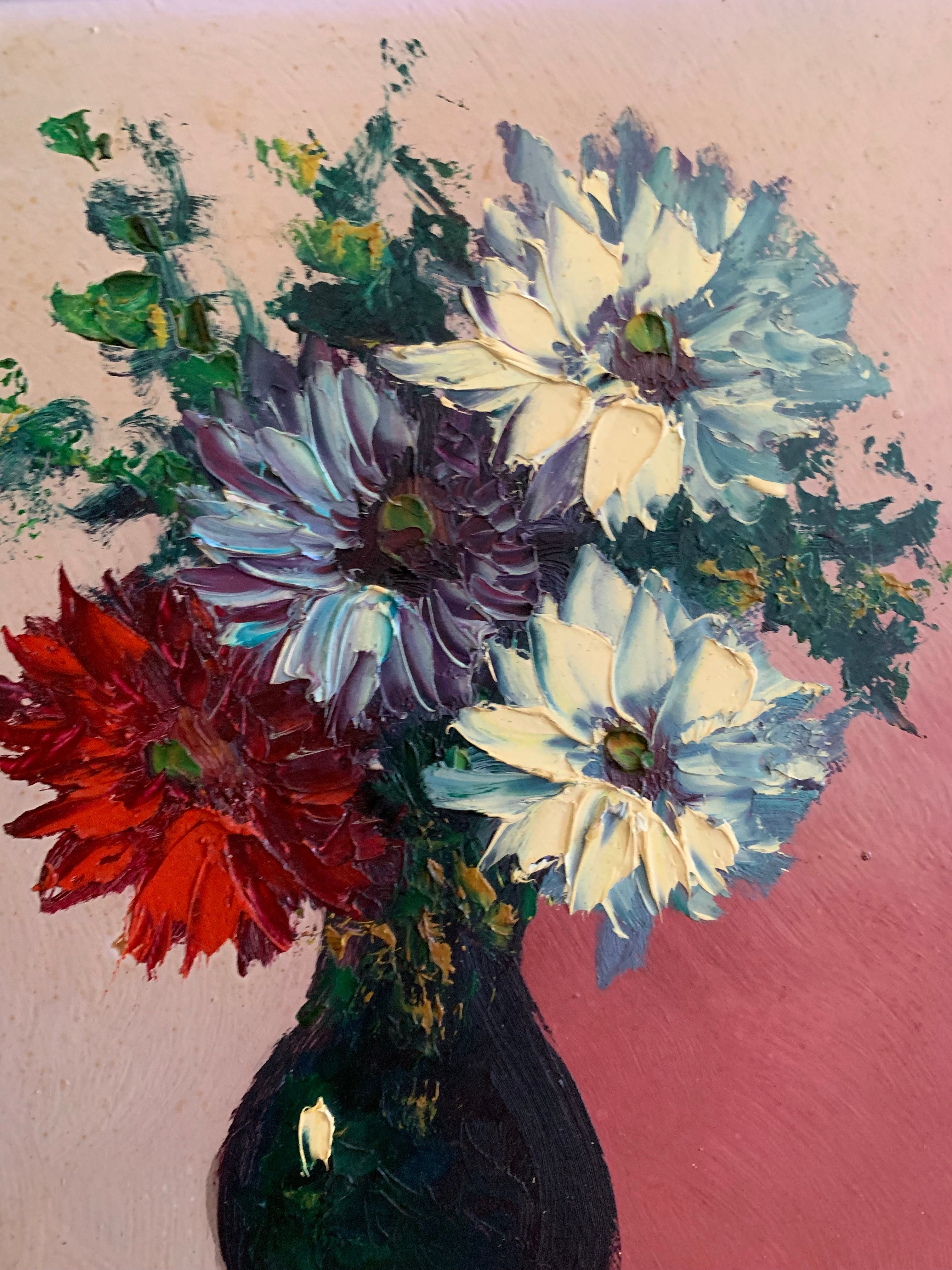 Small Floral Still-Life Oil Painting