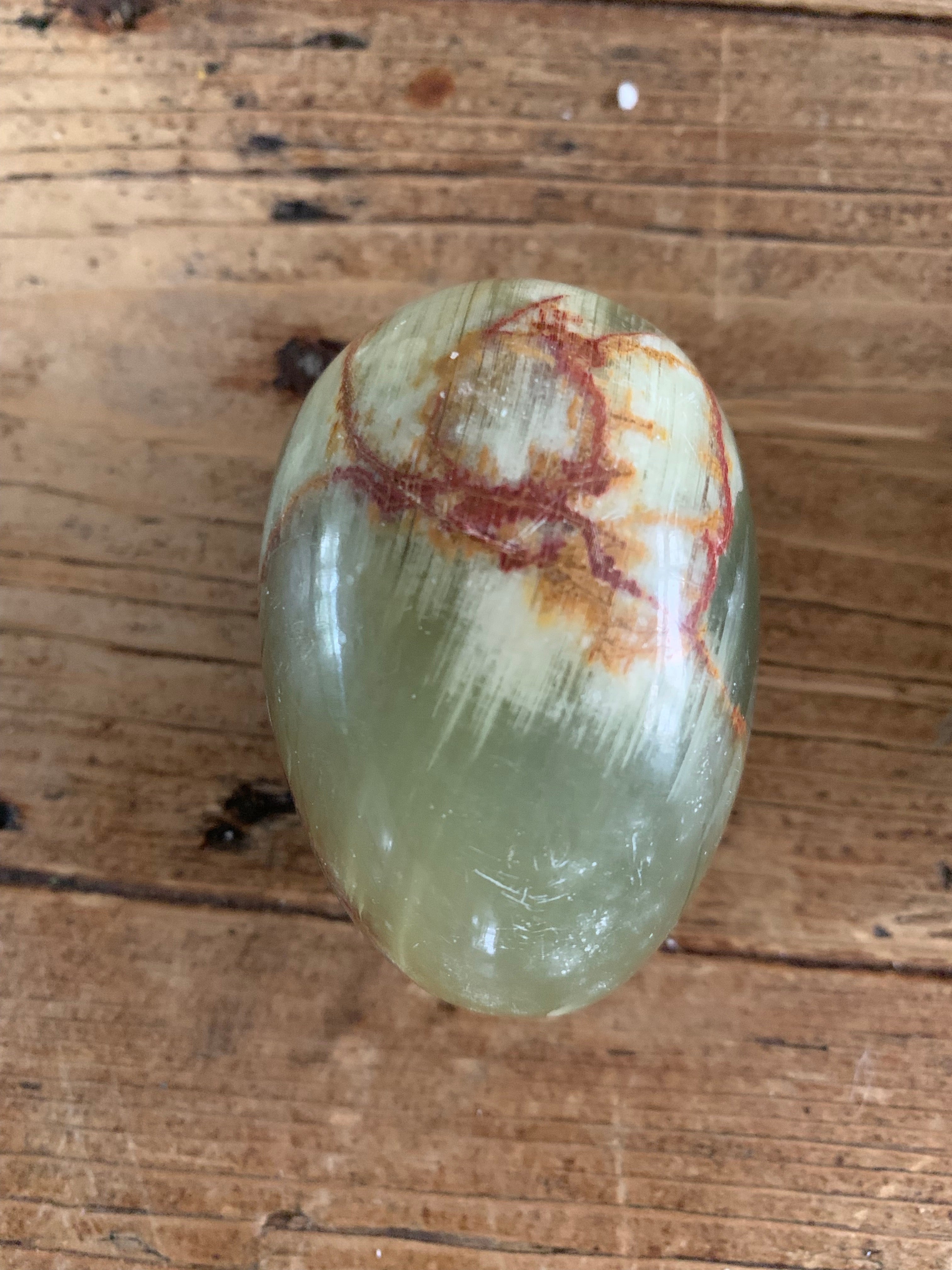 Set of Three Marble Eggs