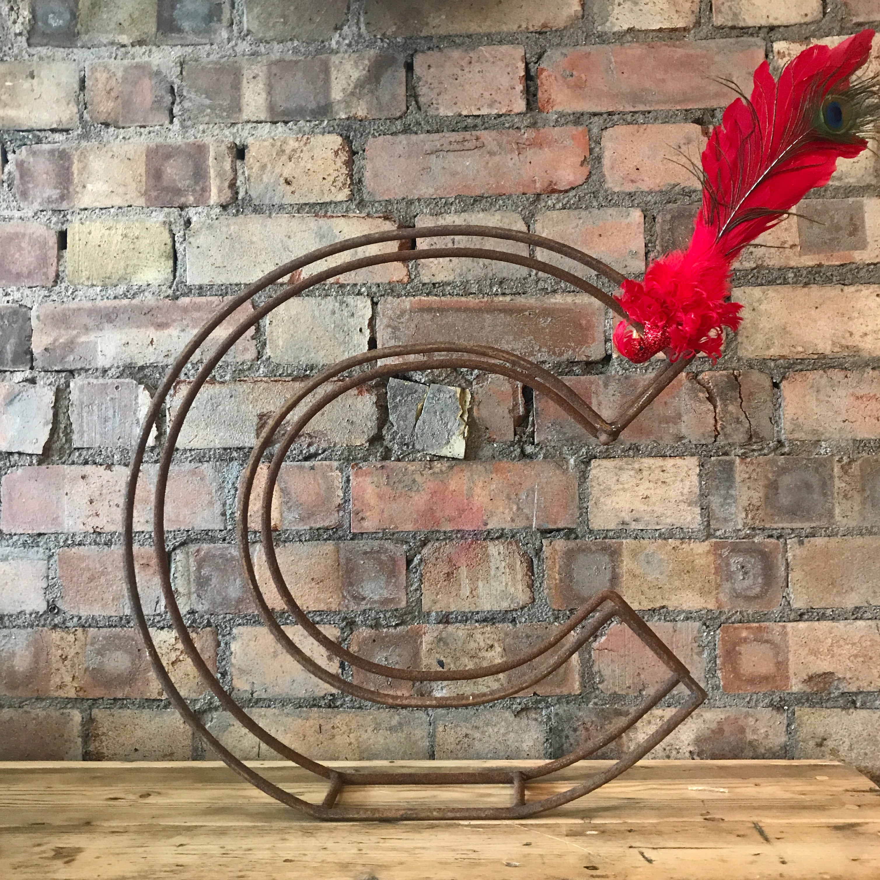 Vintage Wire Metal Letter "C"