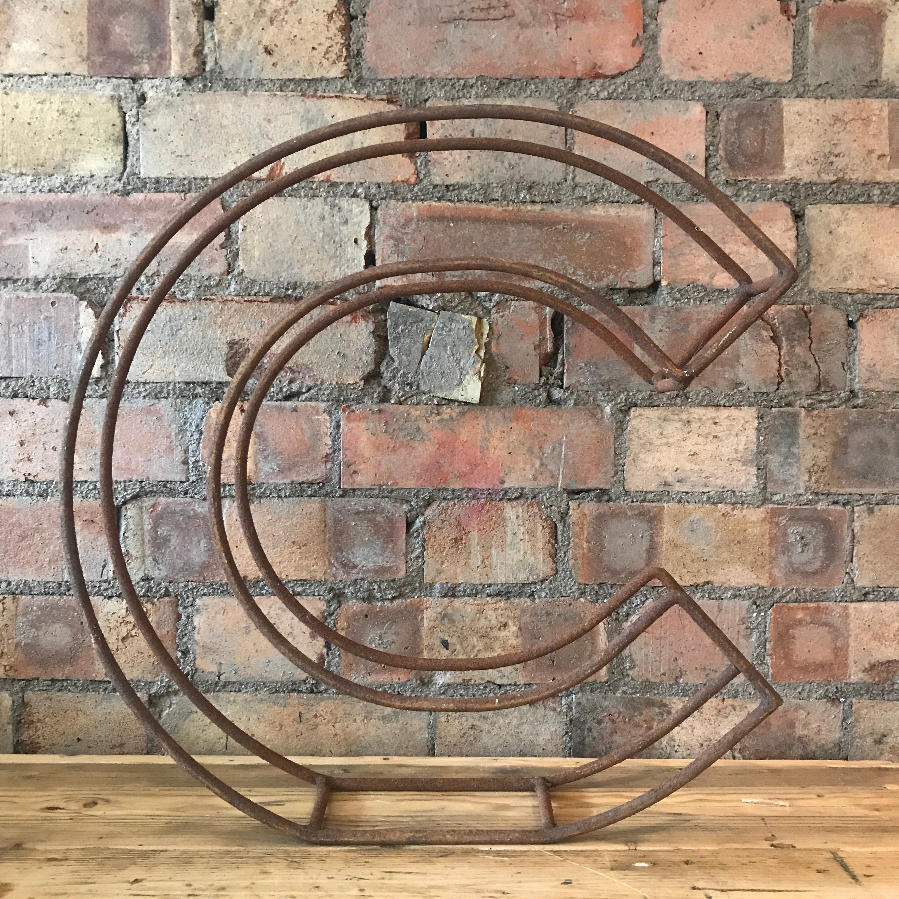 Vintage Wire Metal Letter "C"