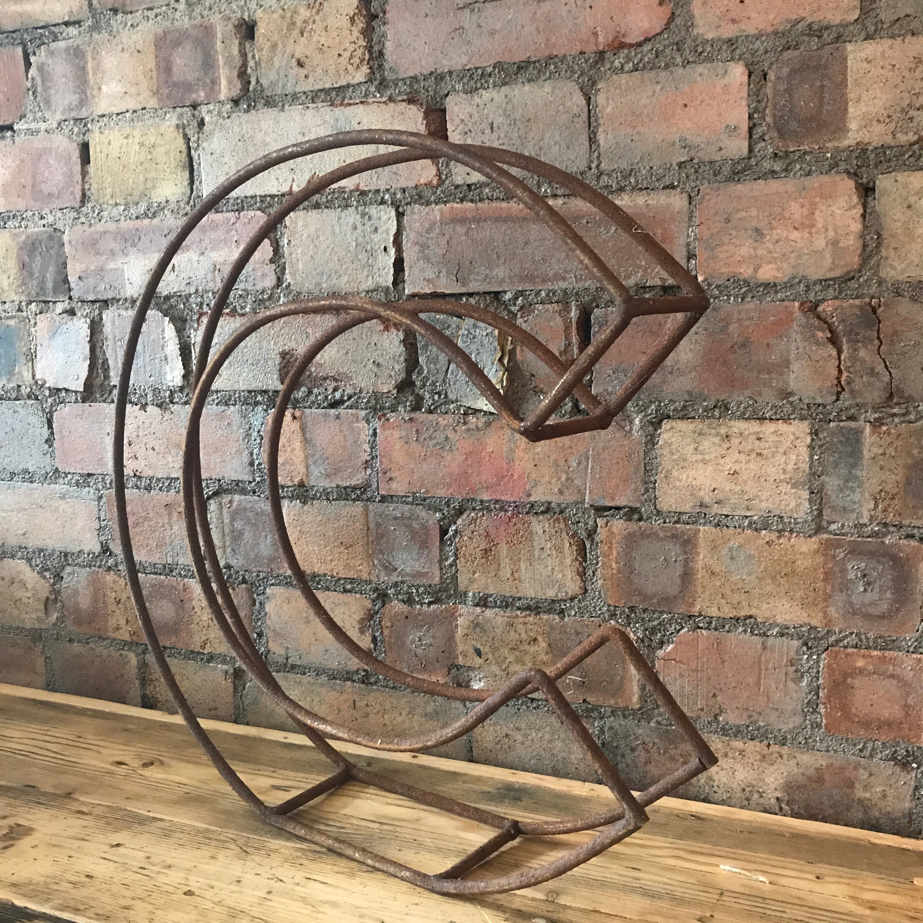 Vintage Wire Metal Letter "C"